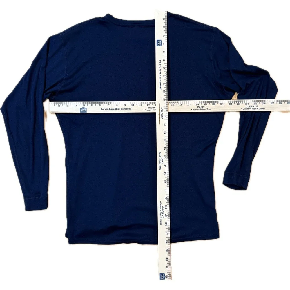 Polo Ralph Lauren Shirt Mens XL Blue Long Sleeve Tee Custom Fit Cotton‎ Preppy